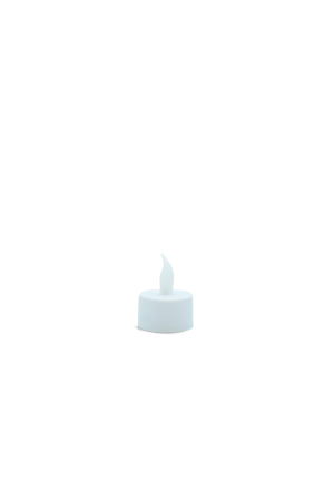 LED Teelicht Weiß (55) - 4x3,5cm - für Hochzeiten, Feiern, Veranstaltungen