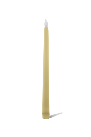 LED Stabkerze Warmweiß (46-B) - 27cm - für Hochzeiten, Feiern, Veranstaltungen