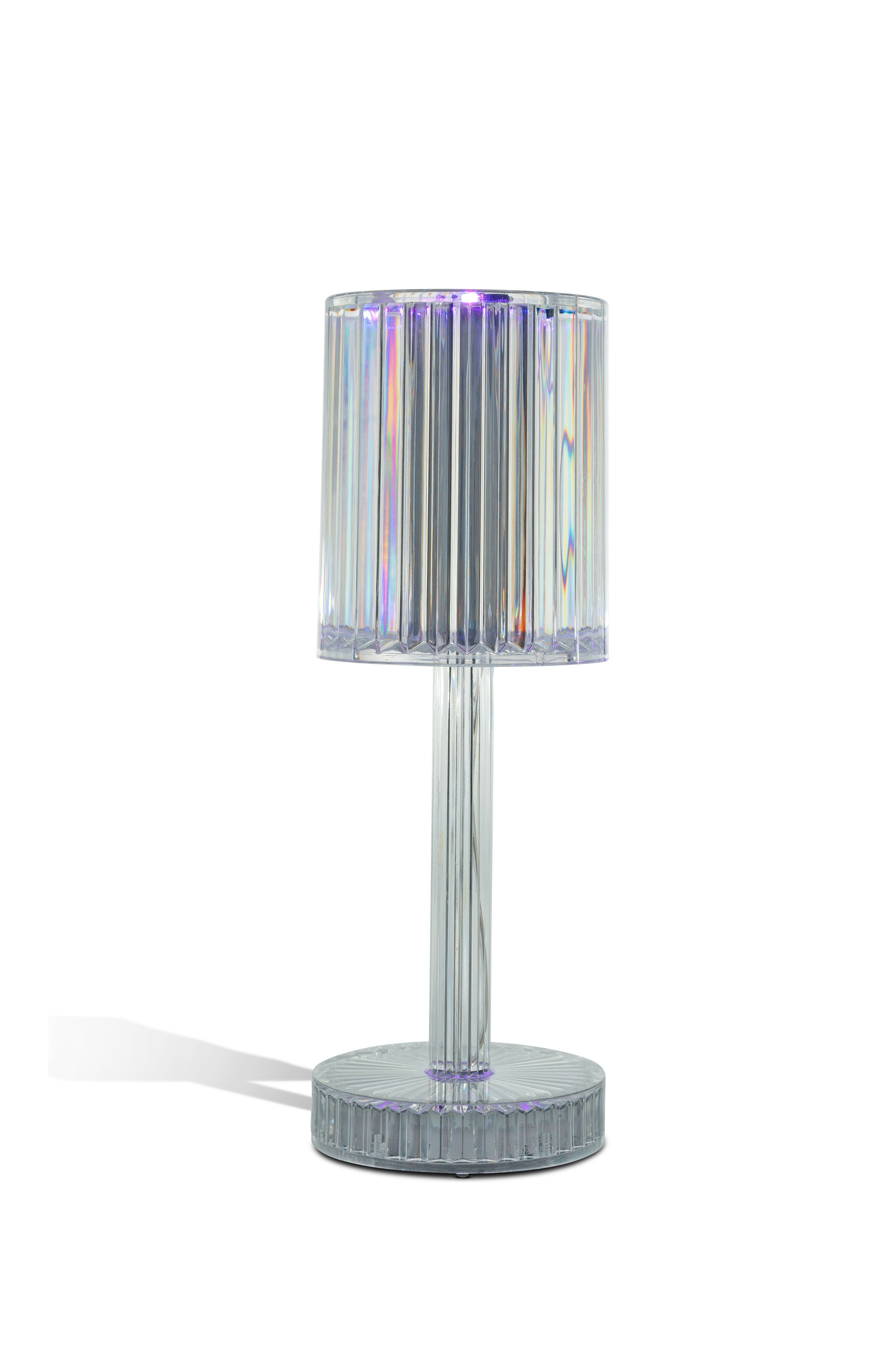 Kristall Tischlampe (45) - 24,5x8cm - LED Atmosphärenlicht Für Hochzeiten, Feiern, Veranstaltungen