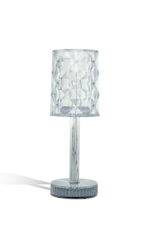 Kristall Tischlampe (44) - 25,5x8,5cm - LED Atmosphärenlicht Für Hochzeiten, Feiern, Veranstaltungen