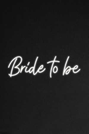 LED Neonschild "Bride to Be" (154) – Mit Fernbedienung – Stilvolle Dekoration für Junggesellinnenabschiede