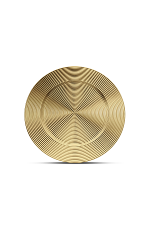 Platzteller Gold mit Muster (105) – 32cm – Dekorationsteller für Hochzeiten und Events