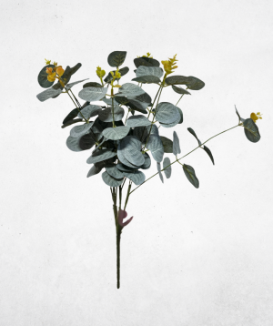 Kunstblume Eukalyptus Grün Muster 2 (044-4) - langlebige künstliche Dekoblume aus Kunststoff (Kopie)
