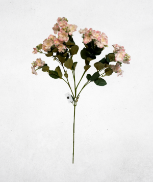 Kunstblume Jasmin 4-Köpfig Hellrosa (033-4) - langlebige künstliche Dekoblume aus Kunststoff