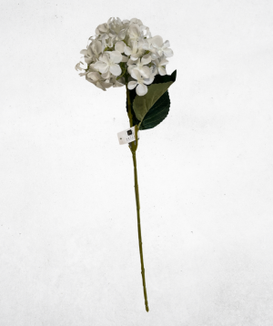 Titel: Kunstblume Hortensie Weiß (031) – langlebige künstliche Dekoblume aus Kunststoff